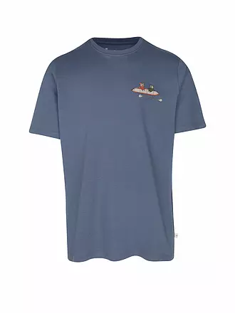 KNOWLEDGE COTTON APPAREL | Camiseta TEE KAJAK | blau
